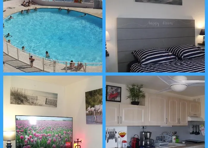 Appartement T2, 7 Jours Minimum, Climatise, 3 Etoiles, 40M2 ,Parking Prive, Mer 300M, Wifi, Piscines, Tres Propre, Ascenseurs, En Etage