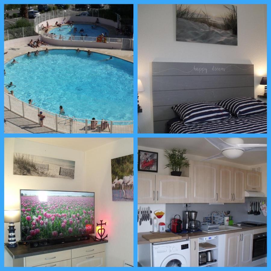 Apartment Seaside Oasis: Chic 2-room With Pool And Private Parking *